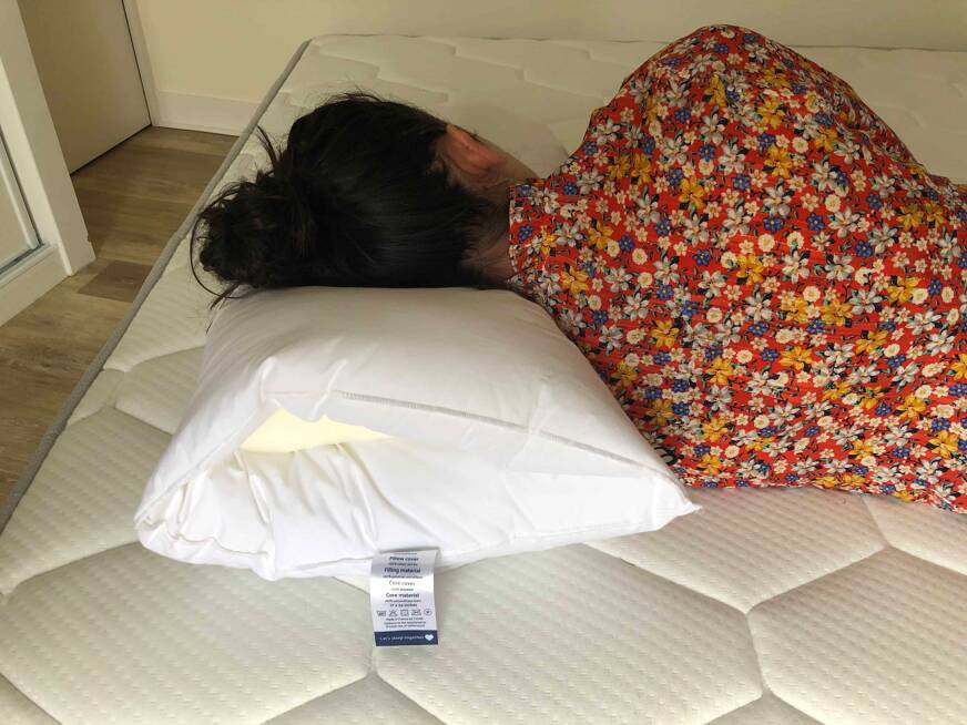 oreiller wopilo position couchée